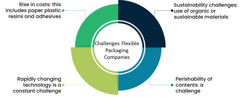 Challenges faced by companies in the flexible packaging industry