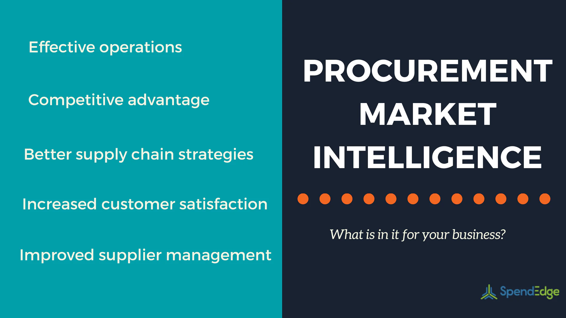 procurement market intelligence
